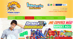 Desktop Screenshot of inflablesjumpys.com.mx